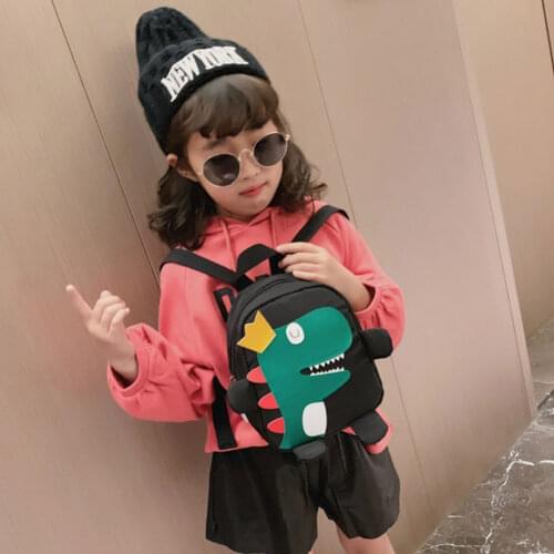 Kids Cartoon Dinosaur Nylon Backpacks Children Animal Mini Kindergarten Schoolbag Girls Boys Durable Backpack School Accessories