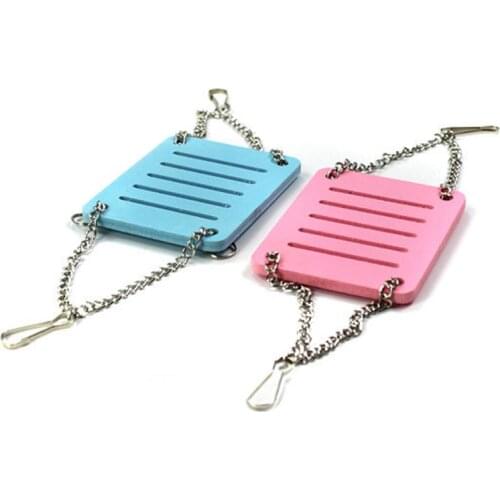 Cute Parrot Hamster Small Swing Hanging Bed Shake Suspension House Props Pet Products Toy fkxe