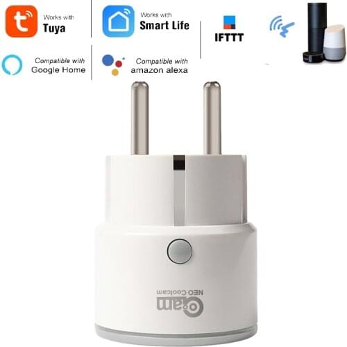 NEO Coolcam WiFi Smart Plug Mini Wireless Smart Outlet Compatible With Alexa Echo Google Home IFTT With Timing Function