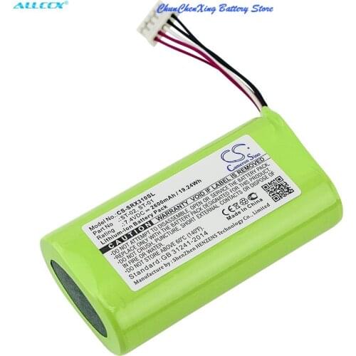 CameronSino 7.4V, 2600mAh Battery ST-01 for Sony SRS-X3, SRS-XB2, SRS-XB20