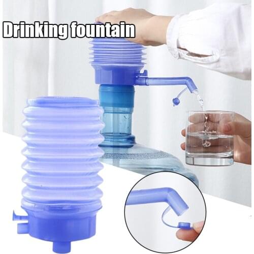 In Stock Manual Water Bottle Pump Easy Drinking Water Pump Portable Manual Hand Press Dispenser Water Pump for Water Jug