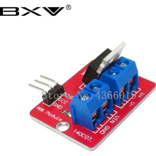 0-24V Top Mosfet Button IRF520 MOS Driver Module For MCU ARM Raspberry