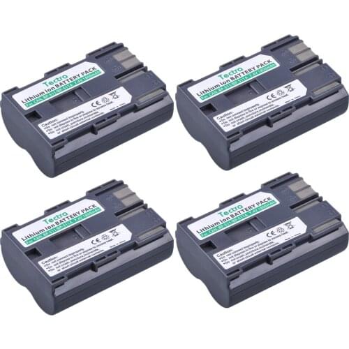 4Pcs 1800mAh BP-511 BP-511A BP511 Battery for Canon G6 G5 G3 G2 G1 EOS 300D 50D 40D 30D 20D 5D MV300i Camera BP 511 Battery
