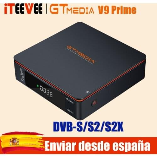 5pcs GTmedia V9 Prime Super DVB-S2 Satellite receiver Support H.265 better V8 Nova V8X V8 UHD V8 Turbo built WiFi set top box