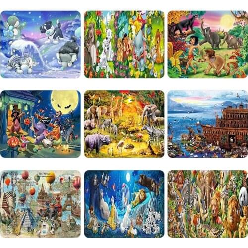 Uone Diamond Painting Cross Stitch Animal Cartoon Square Round Mosaic Embroidery Rhinestone Kids Adult Home Office Decor Gift