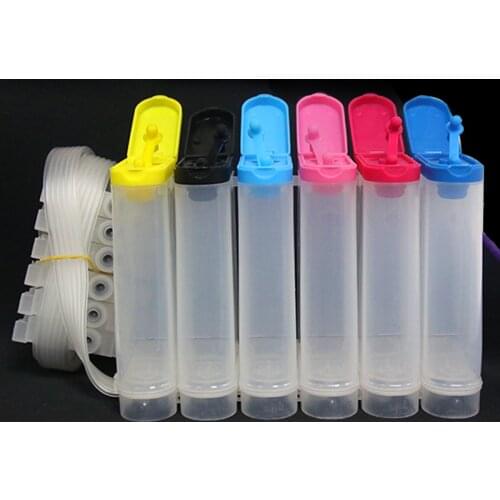 Gongfu color Continuous ink supply system color CISS kit accessory box for EP l805 l1800 r330 1390 R270 six color