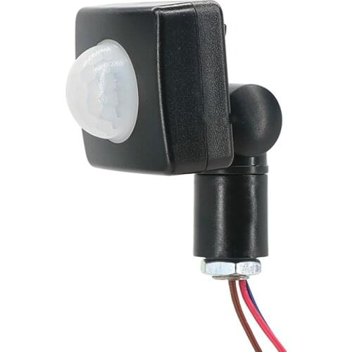 Mini Human Body Infrared Sensor PIR Infrared Motion Sensor Detector Adjustment Mode Switch Rotate Outdoor LED Wall Light