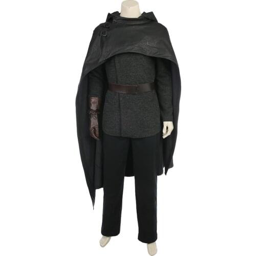 Hot Sale Star Cosplay Wars Luke Skywalker Costume The Last Jedi Luke Skywalker Cosplay Adult Men Full Sets Halloween Carnival