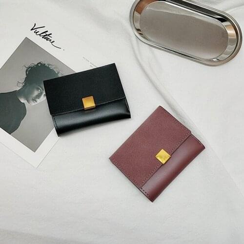 2021 Leather Women Wallets Hasp Lady Moneybags Zipper Coin Purse Woman Short Wallet Money Cards ID Holder Bags Purses Pocket
