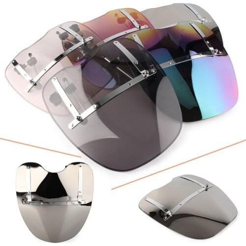 17" Motorcycle Windscreen Windshield Universal For For Harley Kawasaki Suzuki Yamaha Honda Cruisers & Standard 1970-2015