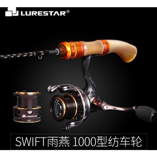 LURESTAR SWIFT-SC1009 Spinning Fishing Reel 171g 4kg Drag Power 8+1BB 5.2:1 Ratio Lure WT 0.6-30g Spinning Wheel Distant Wheel