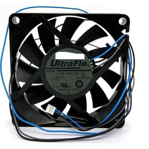 New Original for Nidec U70R12MHCAB-52 70x70x15MM DC12V 0.21A 7cm got Projector cooling fan
