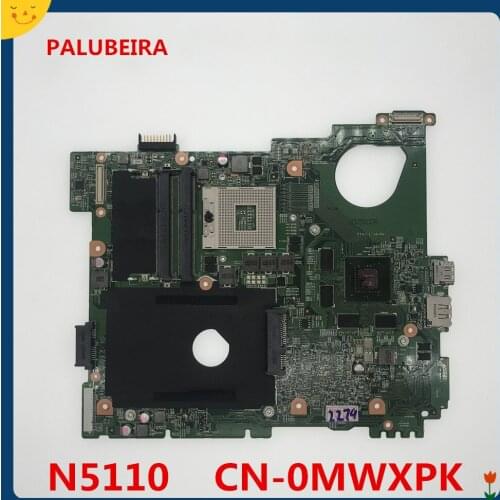 PALUBEIRA MWXPK 0MWXPK CN-0MWXPK Laptop Motherboard For Dell N5110 GT525M DDR3 8 Video Memory Mainboard
