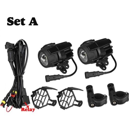 Motorcycle fog Lights LED Lamp Switch For Ducati Multistrada 1200 For Honda CRF1000L LED Auxiliary Assemblie Driving Lamp 40W