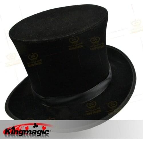 Folding Top Hat Black Magicians Hat Magic Props Tricks Magic Toys