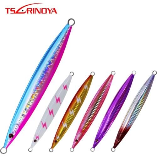 TSURINOYA Hard Fishing Lure SLOW JIGING M&F 110g 130g 165g 200g Saltwater Metal Baits For Sea Fishing Artificial JIG lure