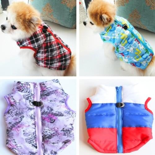 Waterproof Dog Coat Winter Puppy Clothes Flowers Pattern Small Dogs Jacket Chihuahua Yorkie Clothing ropa para Clothes