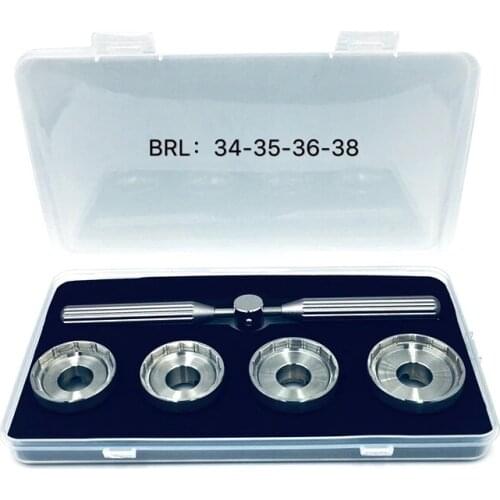 1 Set All-steel Case Tool Screw Back Watch opener for Breitling Watch 34mm 35mm 36mm 38mm Watch Repair Tools Case Screw