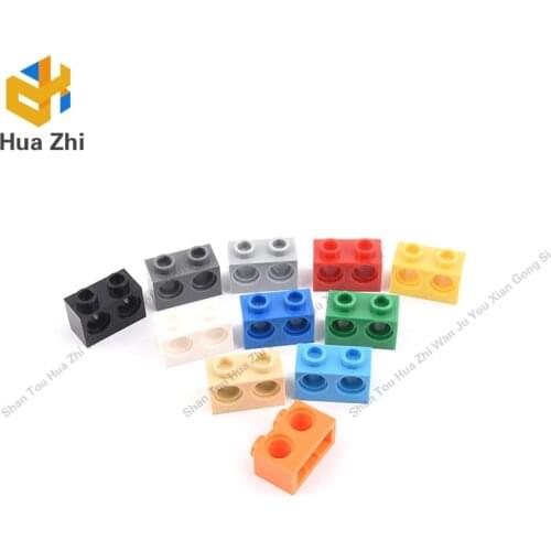 10PCS 32000 Technic Brick 1 x 2 [2 Holes]Building Blocks Parts MOC LEGO DIY Education Build Toys TECHNIC Brick