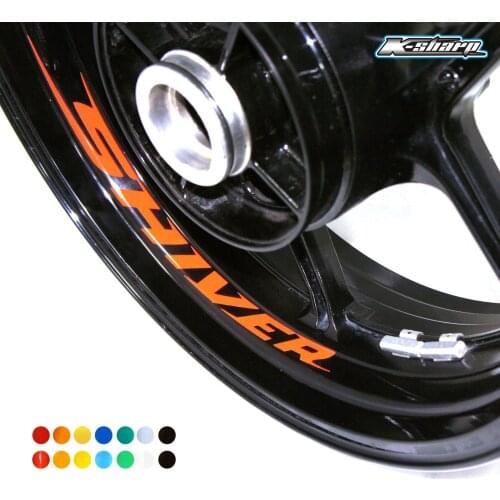 8 X custon inner rim decals wheel reflective Stickers stripes FIT SHIVER