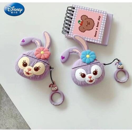 Disney Anime Rabbit Girl AirPods Case For Apple Air Pods Pro 1 2 Soft Silicone 3D Wireless Headphone Cases For Airpods 1 2