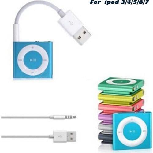 3.5mm USB Data Line For Apple iPod Sync Charging Cord Adapter For Audio & Video USB to 3.5mm Jack MP3 MP4 Player Speaker