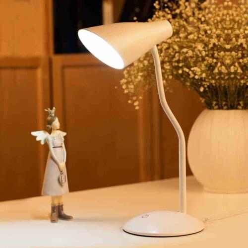 Elegant USB Charged LED Table Lamp Eye-Protection Study Reading Light Festival Desk Lamp Business Office Light