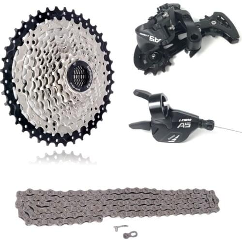 MTB Mountain Bike 1X9 Speed Groupset LTWOO A5 Shifter Rear Derailleur 9s 11-36/40/42T Cassette K7 9s Chain Bicycle 4 Kits