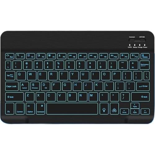 Mini Bluetooth-compatible Keyboard Portable Wireless Ultra-Slim Rechargeable Keyboard For Home Office беспроводная клавитара