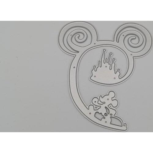 Metal Cutting Dies Stencils Mouse castle for DIY Scrapbooking Album Paper Card Embossing 2020 die cutting
