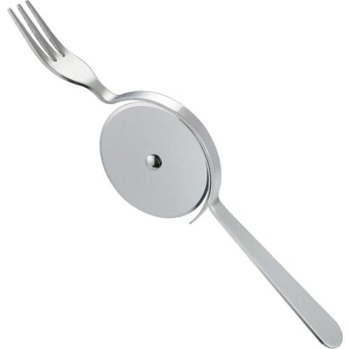 Multi-function Cutlery Cutting Supplies Stainless Steel Cake Cutter Device Pizza Roller Knife Pie Cutter Gadgets Kitchen Tools