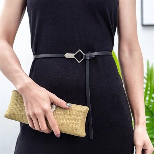 Fashion PU Leather Belts For Women Thin Belt Womens Decorative Dress Wide Corset Cummerbunds Strap Style Matching Jeans Belt