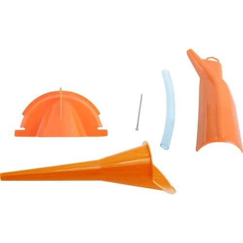 ONEVER Motorcycle Fill Funnel Set Plastic Oil Filler Set Oil Filling Tool Oil Filling Accessories with Hose Nail for Repairing