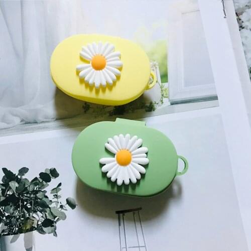 New for Xiaomi MI Redmi AirDots Case fashion daisy flower TPU Silicone Earphone Cover 2020 NEW for AirDots Headphones Cover