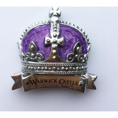 QIQIPP WARWICK CASTLE CASTLE, WARWICK CASTLE, UK, IS ELECTROPLATED WITH THREE-DIMENSIONAL CROWN MAGNETIC