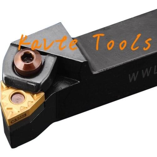 WWLNR2020K08 16mm 20mm 25mm Lathe Tools CNC Cutter Tools Machining Boring Bar Carbide Inserts WWLNR External Turning Tool Holder
