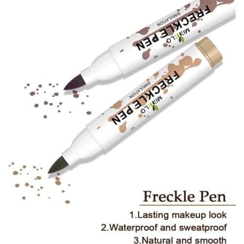 Waterproof Freckle Pen Natural Face Makeup Anti-sweat Long Lasting Create Most Effortless Sunkissed Spot Pen Makeup Tools TSLM1