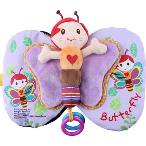 Animal Butterfly Newborn Baby Toys Cloth Books Infant Kids Early Education Development Learning Unfolding Activity Books 40% off