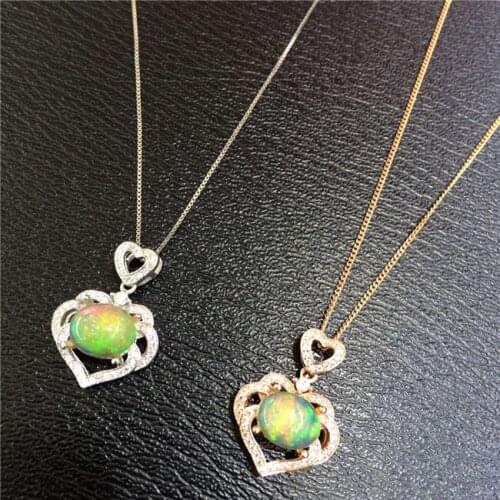 100% NATURAL ETHIOPIAN WELO FIRE OPAL CABOCHON PENDANT 1piece