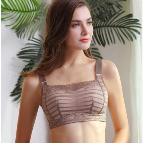 1959 Mastectomy Bra Pocket Bra Silicone Breast No Steel Ring Underwear Women Artificial Boobs Bra