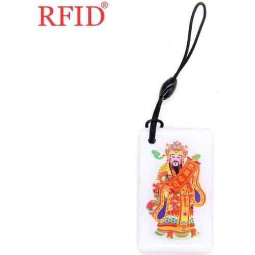 UID S50 1K 13.56Mhz Changeable Rewritable Writable NFC Key Fob Badge Token Tag MFS50 Dropping Glue Keychain Access Control Card