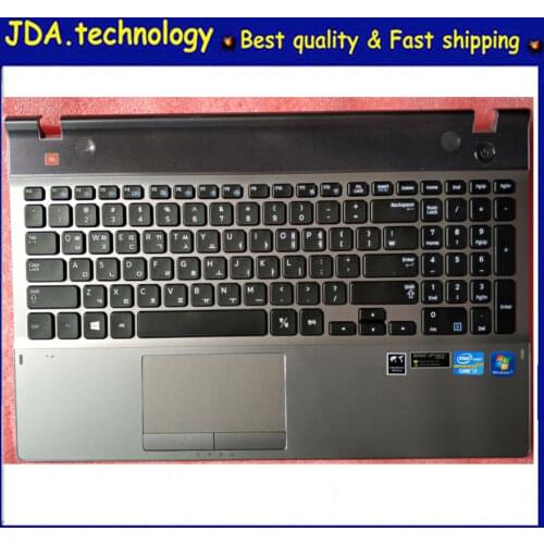 Wellendorff New/orig palmrest topcase for SAMSUNG NP550P5C 550P5C KR Korean keyboard upper cover touchpad