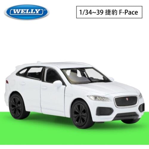Welly1: 36 jaguarf-pace simulation alloy car model childrens new year Christmas birthday gift