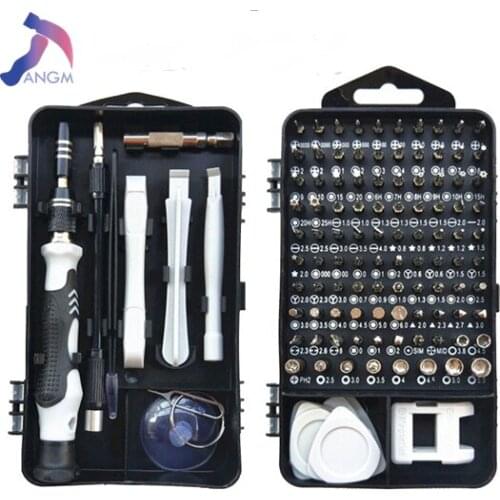 Screwdriver Kit Precision Screwdriver Set 115 In 1 Repair Tools With Carry Case For Laptops Phone Watch