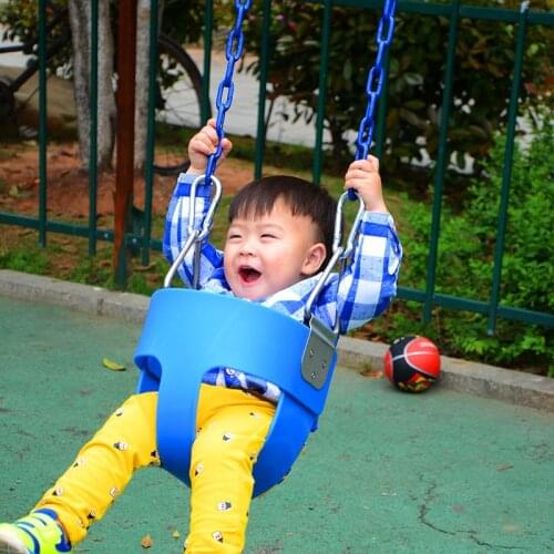 Non Toxic environmentally friendly EVA plastic baby swing hanging baskets chainless