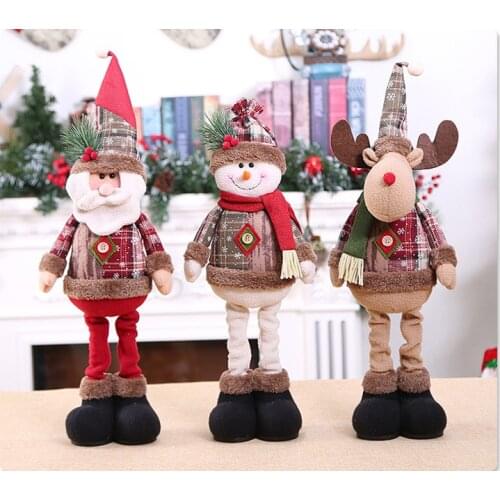 New Christmas Faceless Gnome Santa Xmas Tree Hanging Ornament Doll Decoration For Home Navidad Pendant Gifts Happy New Year 2021