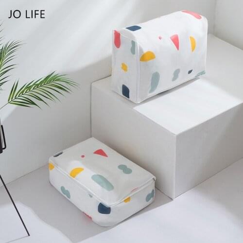 JO LIFE Clothes Quilt Storage Organizer Finishing Dust Bag Quilts Pouch Bags Blanket Travel Luggage Dampproof Sorting Bag
