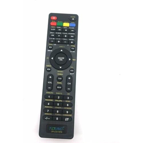 FIT New Universal TV Remote Control LR-LCD 707E For LG TCL TOSHIBA PANSONIC HTACHI SHARP TV Etc