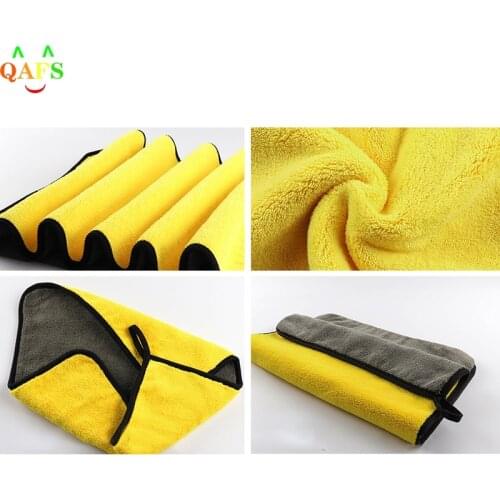 30x30/40/60CM Microfiber Car Cleaning Drying Cloth Hemming Car Care Cloth Detailing Car Wash Towel Auto Wash Towel