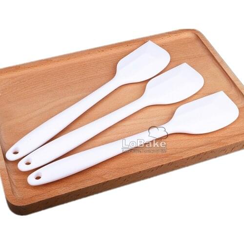 3pcs 28.5cm big size integral silicone butter spatula pastry dough egg milk mixing tools DIY bakery supplies